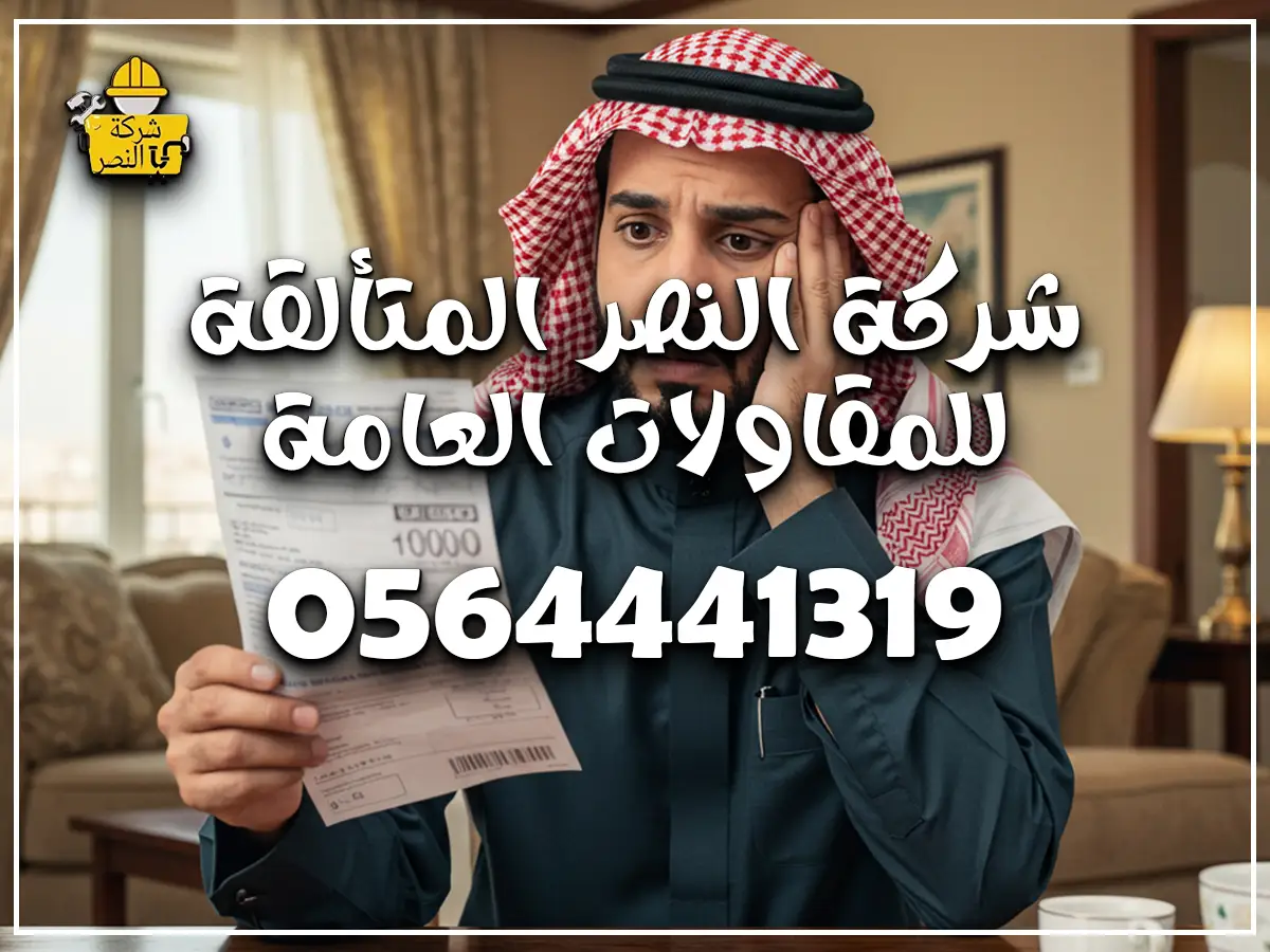 حل مشكلة فواتير المياه بالرياض