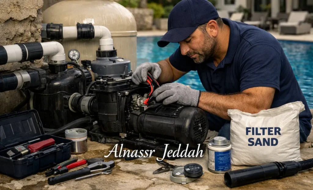 اصلاح طرمبة مسبح جدة