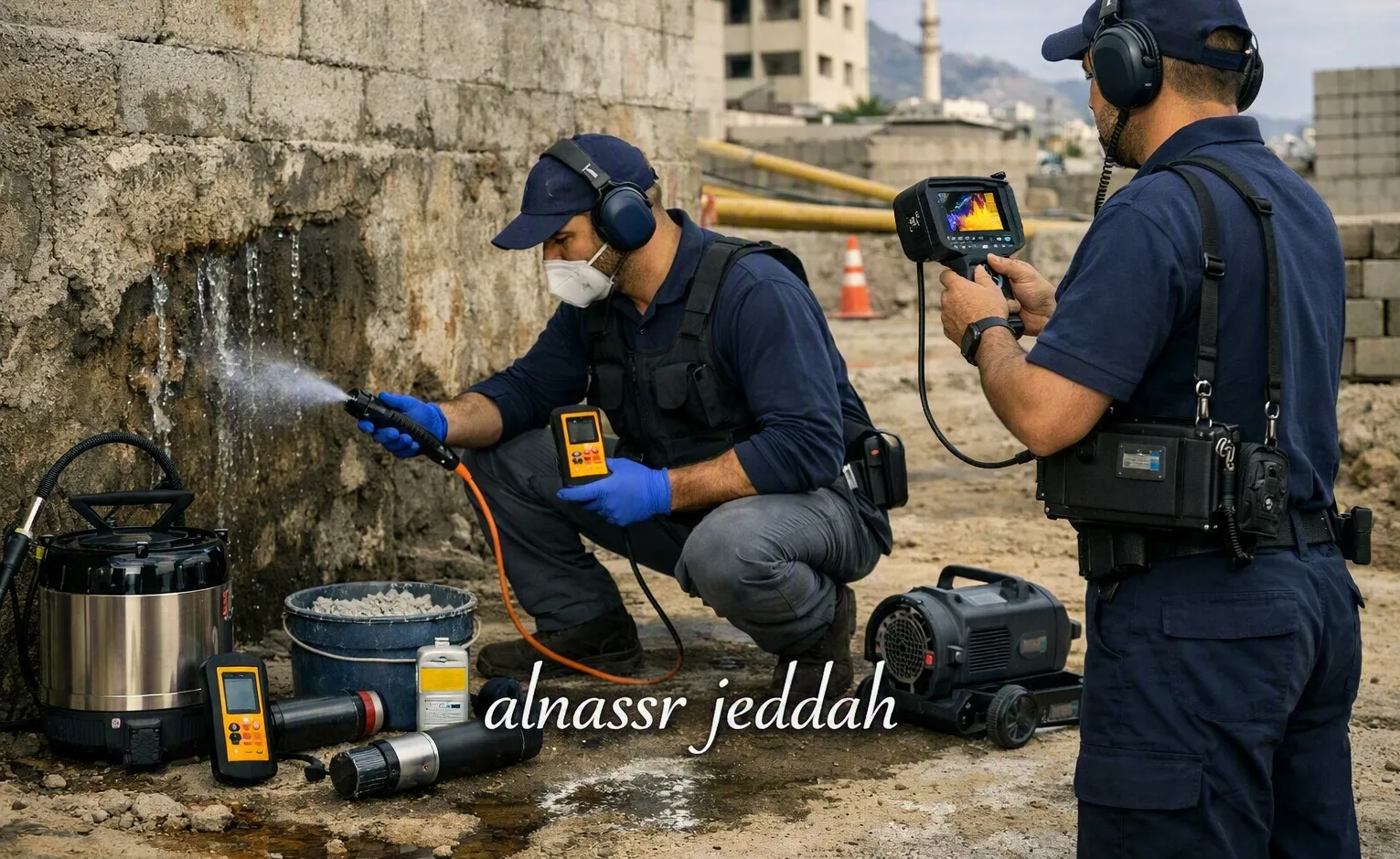 كشف تسربات المياه الجوفية جدة