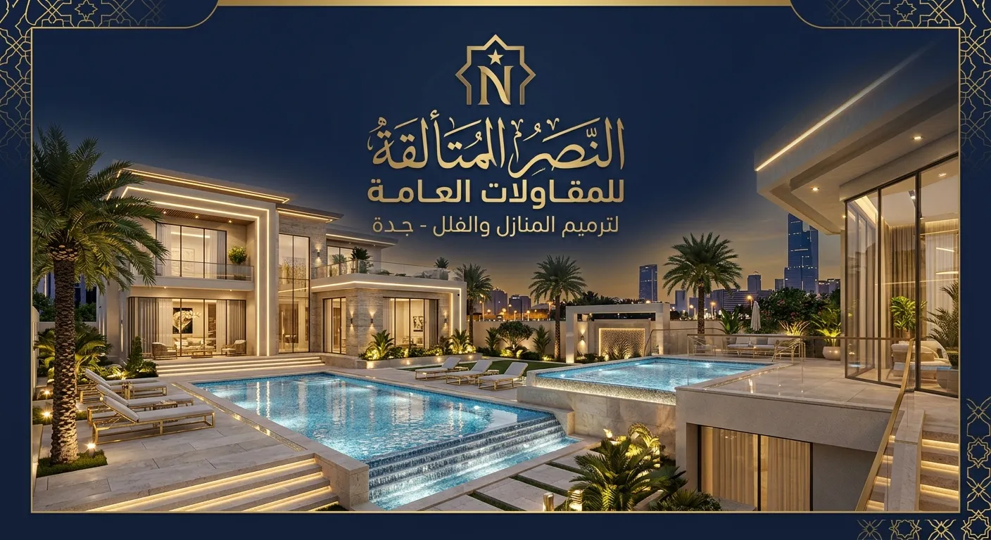 شركة ترميم فلل بجدة — مقاولات ترميم وتجديد الفلل والمنازل والمسابح النصر المتألقة