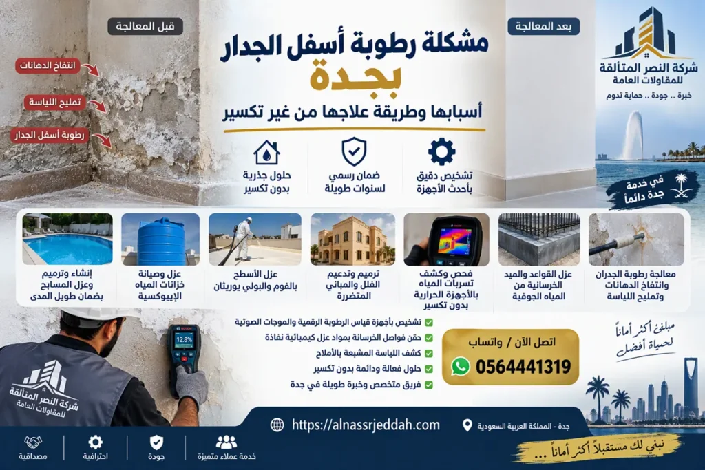 معالجة الرطوبة بجدة