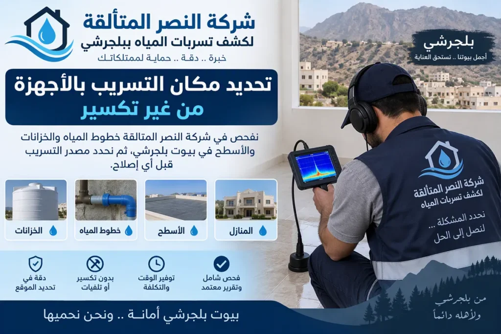 شركة كشف تسربات المياه ببلجرشي